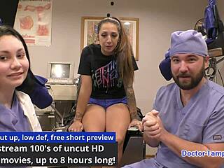 Dr Tampa Gives Stefania Mafra Tanned Latina Nurse Exam With Big Tits Ass Spreading In Latex Gloves
