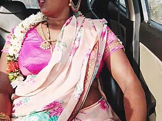 i cheat with dirty car sex orgasming to telugu housewife talk
