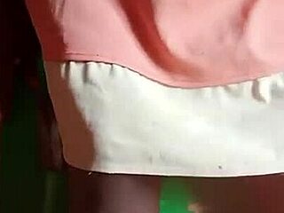 Local kenyan shemale reveals her impressive solo display