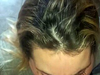 I savor her final deepthroat swallow of my thick cum facial lunch.