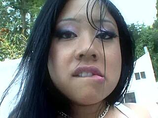 chubby asian milf begs for deepthroat facial cumshot load