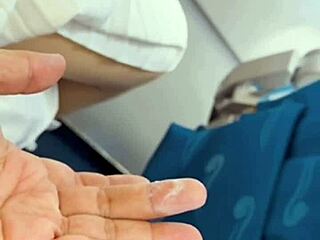 Vietnamese Loli Fingers Wet Pussy in Mid-Air Thrill