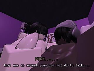 Asian Woman Dominates Black Guy in Wild Roblox Rule34 Frenzy!