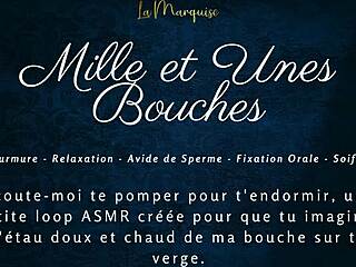 French ASMR Whispers Dirty While Sucking Cock in Mille Et Unes Bouches Glamour