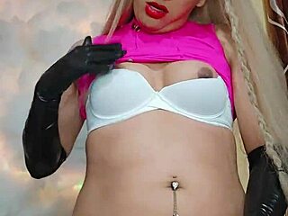 Pretty Transexual Rosadita Crossdresses for Wild Anal Play