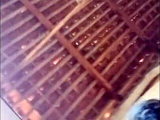 Red Bra Waria Ladyboy Bursts Cum Masturbating!