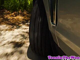 Teen roughly bound fucked crazy by dominating stranger