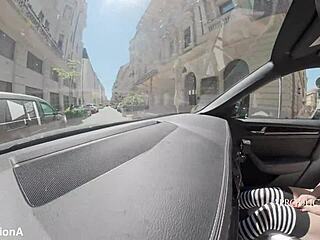 desperate panty wetting then golden shower piss mouthful in my new car?!