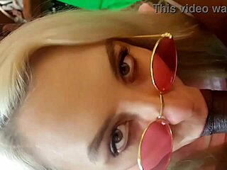 Mia kay, sandra luberc, jenna, olivia kasady slurp victor's thick black monster cock