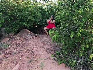 hot colombian bodybuilder housewife fingers dirty ass in miniskirt