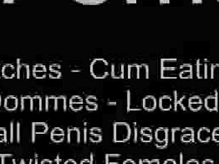 brutal femdom punishes with pain and total humiliation