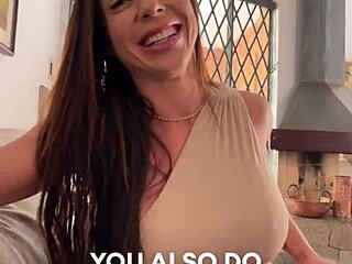 Blowjob after interview? Sloppy wet latina deepthroats balls pov