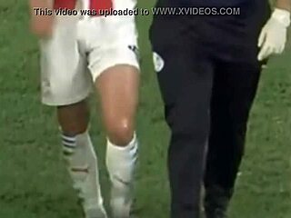 sexy colombian soccer players show massive sporty cocks bulging hard during paraguay vs colombia match