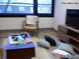 stepsis teen strokes and fucks monster cock till massive cumshot blast