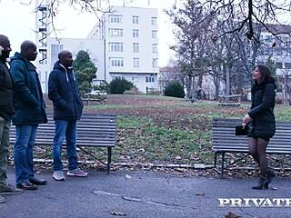 Silvia Soprano Wild Debut Gangbang Double Penetration Big Black Cock!