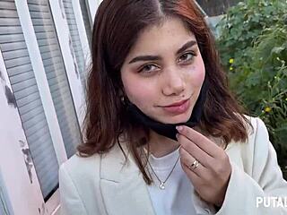 hot latina marina gold caught sucking cock outdoors wildly