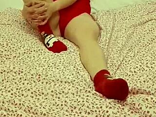 colombian mother-in-law waits in lingerie tempting secret bedroom fun