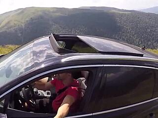 Fucking crazy holidays episode 3 outdoor mountain sex with pissing deepthroat