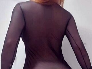 slut wife spreads for old man's deep creampie pump