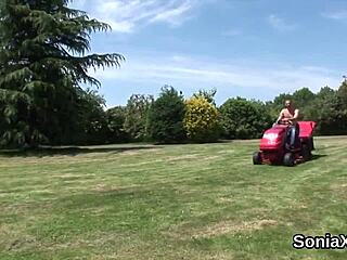 lady sonia unfaithful british milf bounces giant titties everywhere 🔥🍈