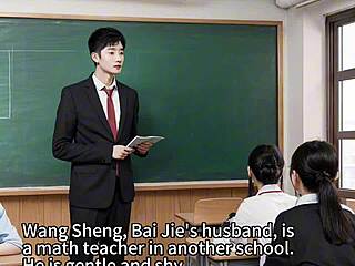 Miss bai jie teases in first asian wife encounter