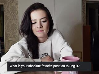 What secrets does petite brunette mistress dpeggingd hold back