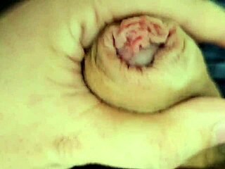 Watch lots of precum drip while i edge my unique thick cock solo daddy foreplay homemade