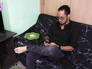 brother-in-law finds out i'm porn actress so i seduce him quiet with my wet latina pussy