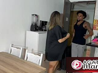 Agatha hires BBC gigolo massager to make mommy cum hard