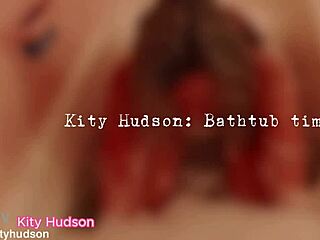 Kity Hudson mature curvy fat hairy pussy natural tits solo sexy homemade bathtub pool trim beaver softcore time