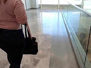 Juicy Big-Tit Latina Milf Spanked Bent Over for Creampie Anal Ride