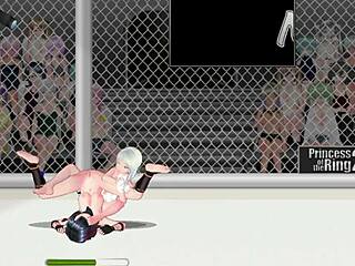 Princess Street Lesbian Catfight Wrestling Natasha Vs Sayuri