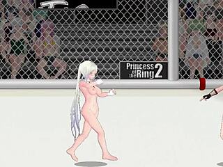 Princess Street Lesbian Catfight Wrestling Natasha Vs Sayuri