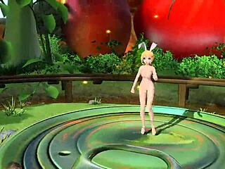 goddess kagamine rin shows big tits big ass pussy boobs full nude cum