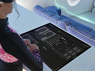 Alternative Halloween Gymnast Ella Elastic Fucked in Space Gaping Tight Pussy