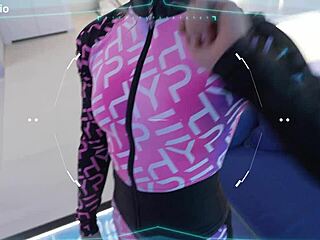 Alternative Halloween Gymnast Ella Elastic Fucked in Space Gaping Tight Pussy