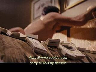 milf brunette passionately kisses blonde in missionary heat