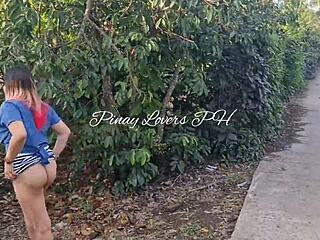 Pinay Asian Teen Fucked Hard Outdoors Near Busy Road!