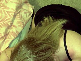 stepmom's sexy ass sucked cock deep then got doggystyle pounded with cum on tits