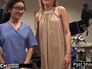 Freshman Alexandria Riley Hits Mandatory Hitachi Orgasm from Doctor in Tampa