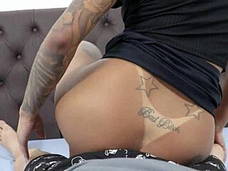 yo my perfect black half-sis with big ass and tats deepthroats me secretly in pov... damn!