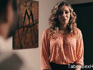 boss can't resist fucking busty blonde milf slut's big ass right at the office