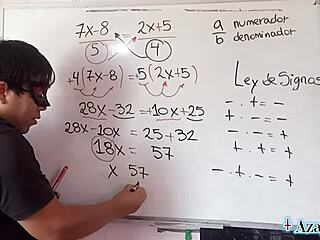 Nerd Teacher Solves Creampie Equation with Intense Thrusts