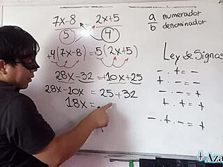 Nerd Teacher Solves Creampie Equation with Intense Thrusts