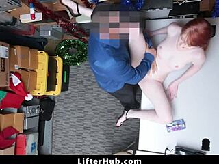 teen lifter ripped clothes fucked doggystyle backroom punished