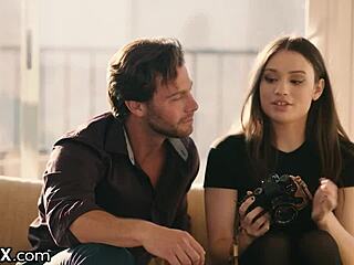 Photographer Liv Wild Takes Seth's Cock Deep in Sensual Eroticax Encounter