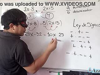 Nerd Teacher Solves Creampie Equation with Intense Thrusts