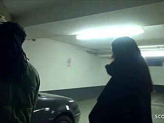 German teen lullu gun takes freddy gong quickie garage cum