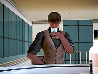 Arizona Unbridled Redhead Plays with Massive Tits in Part 3 USA Heat