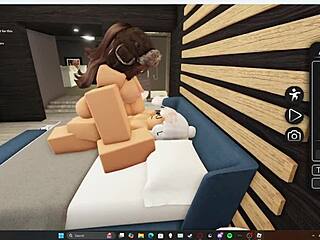 big booty tempts with slow cock suck and ride